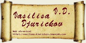 Vasilisa Đuričkov vizit kartica